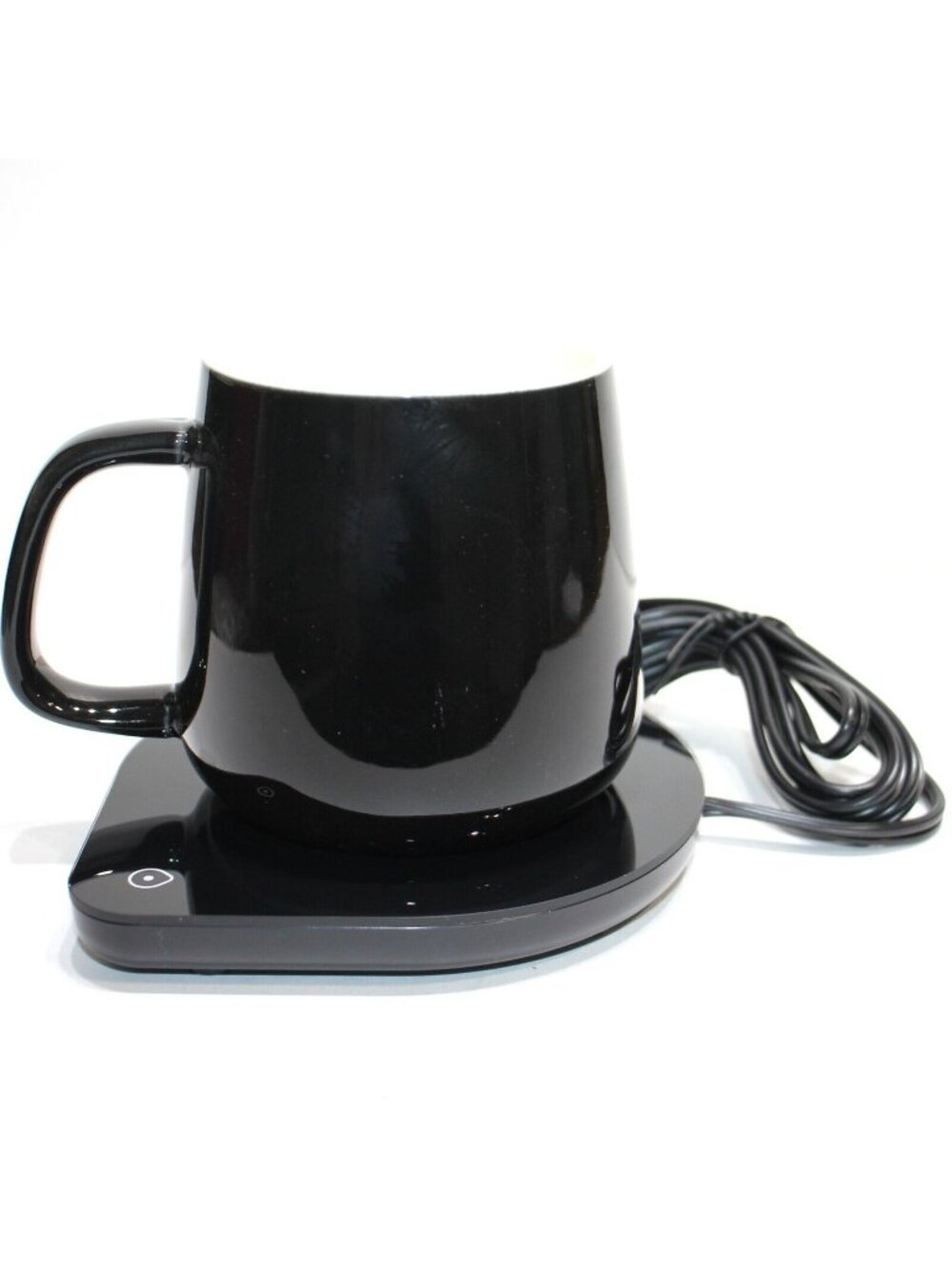 Coffee Warmer with Mug Set 2 Temperature Touch Control Black 15.2 oz Tea Cocoa